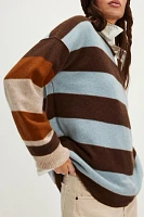 Addie Stripe Cashmere Pullover