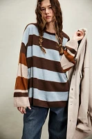 Addie Stripe Cashmere Pullover