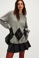 Addie Argyle Cashmere Pullover