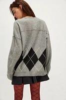 Addie Argyle Cashmere Pullover