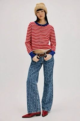 We The Free Tennessee Low-Rise Printed Boyfriend Jeans