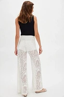 Nightcap Lanai Lace Palazzo Pants