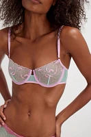 Marta Floral Embroidery Underwire Bra