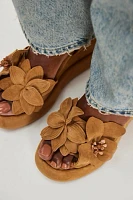 Rita Floral Wedges
