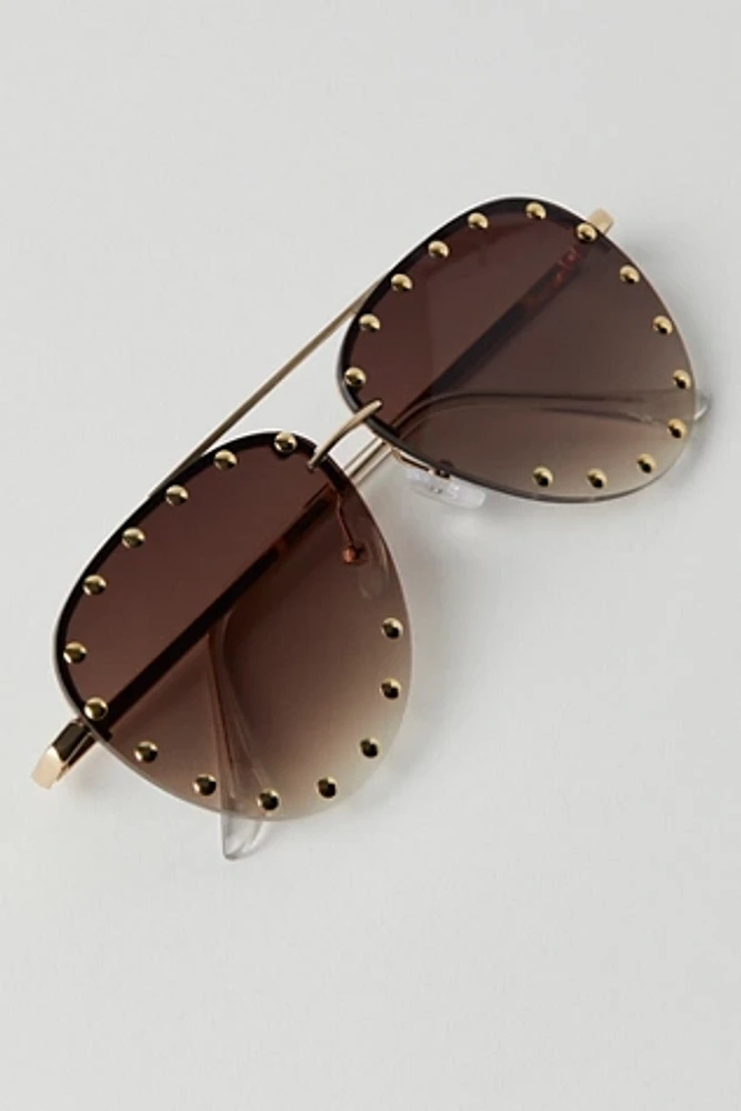 New Kid Town Aviator Sunglasses