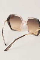 Encore Embellished Square Sunglasses