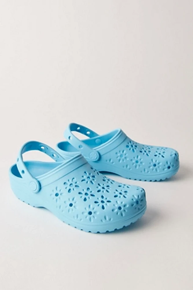 Crocs Classic Floral Cut Clogs