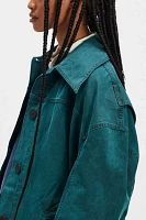 Manso Green Trench Coat