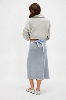 Celmo Reversible Wrap Midi Skirt