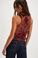 Velvet Cutwork Vest