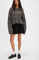 Joana Vegan Suede Mini Skirt