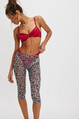 Only Hearts Crop Floral Tights