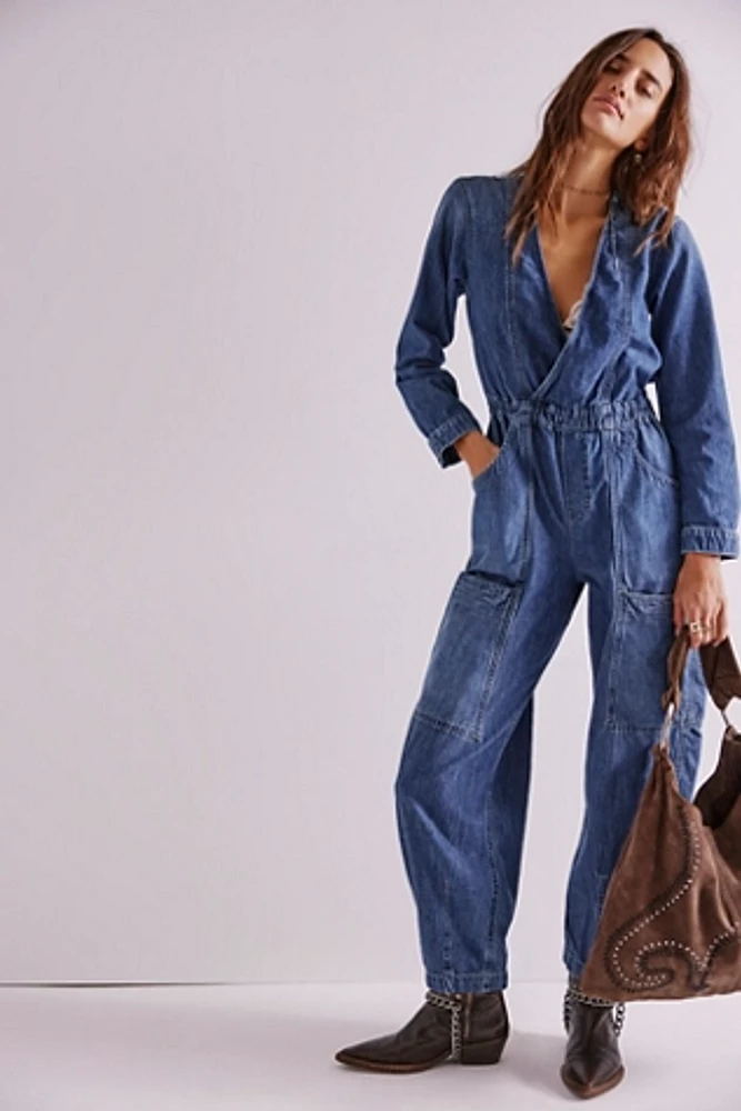 We The Free Archie Denim Jumpsuit