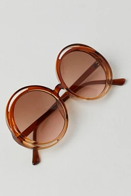 Wavy Baby Round Sunglasses