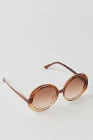 Wavy Baby Round Sunglasses