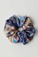 Floral Fields Satin Scrunchie