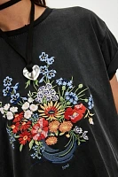 Embroidered Floral Tee