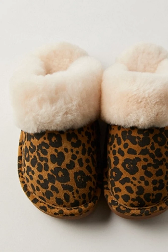 Cloud Nine Leopard Scuff Slippers