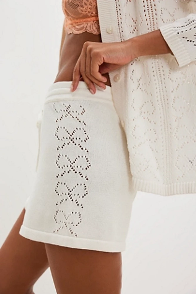 The Upside Lavalliere Rosie Knit Shorts