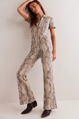 We The Free Jayde Flare Printed Jumpsuit