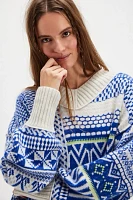 Snowy Cashmere Pullover