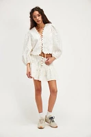 Roselle Eyelet Mini Skirt