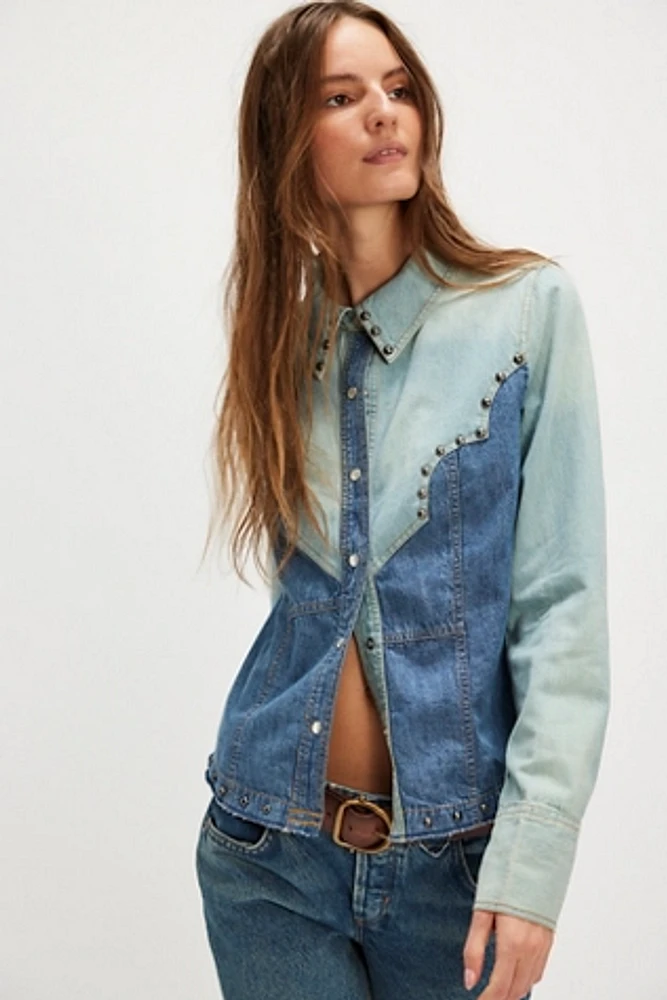 We The Free Dude Ranch Denim Shirt