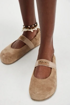 Mona Suede Ballerina Flats