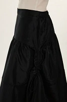 Emery Drop-Waist Midi Skirt