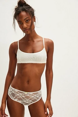 Lucia Lace Ruched Hipster Undie