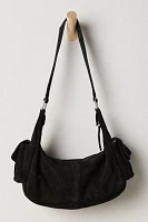 Siren Suede Shoulder Bag