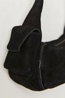 Siren Suede Shoulder Bag