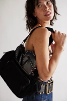 Siren Suede Shoulder Bag