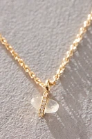 Melissa Joy Manning Diamond Wrapped Stone Necklace