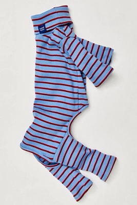 Little Beast Striped Dog Onesie