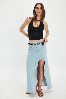 Alohas Carmina Denim Maxi Skirt