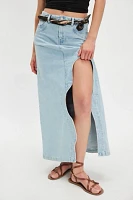 Alohas Carmina Denim Maxi Skirt