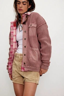 We The Free Worn Thru Chore Sweater Jacket