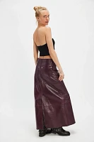 Stand Studio Francie Leather Skirt