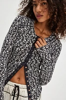 Going Places Printed Cardi