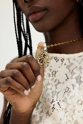 Alkemie Lucky Horseshoe Pendant Necklace