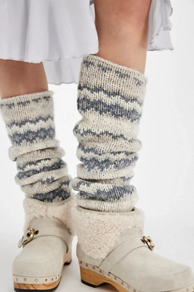 Cabin Fairisle Leg Warmers