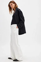 OneTeaspoon Jackson Textured Mid-Rise Jeans