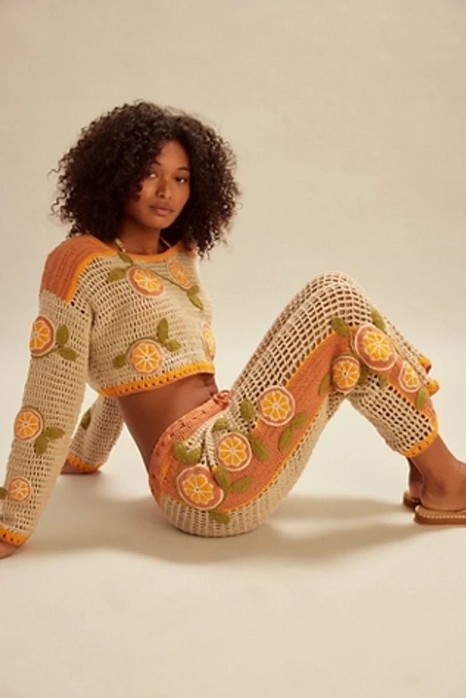 Bali Orange Slice Pants