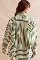 We The Free Striped Varsity Vibes Shirt