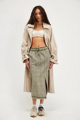 Penelope Gingham Midi Skirt