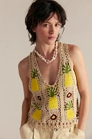 Bali Pineapple Crochet Top