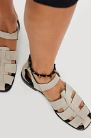 Leah Suede Fisherman Sandals