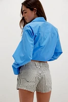 We The Free Now Or Never Railroad Denim Shorts