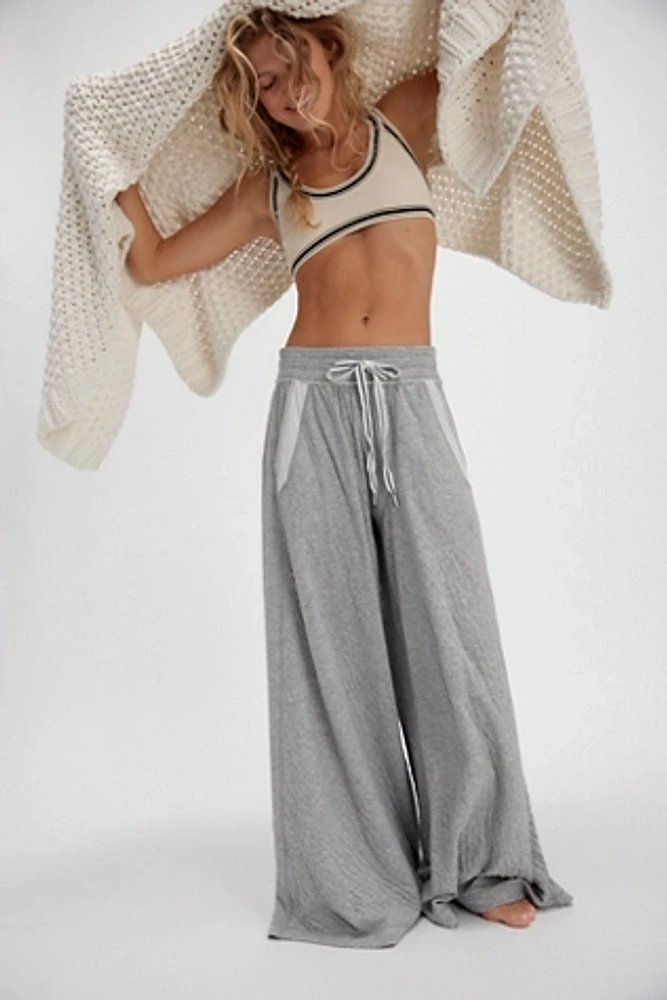 Wait A Minute Wide-Leg Lounge Pants